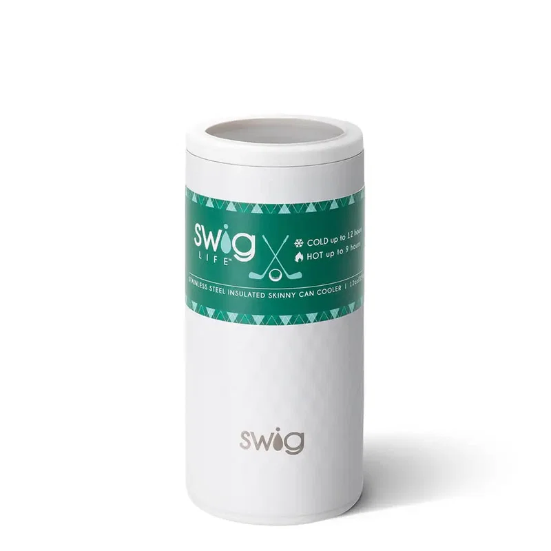 Swig 12oz Skinny Can Cooler-Golf Partee — view 5