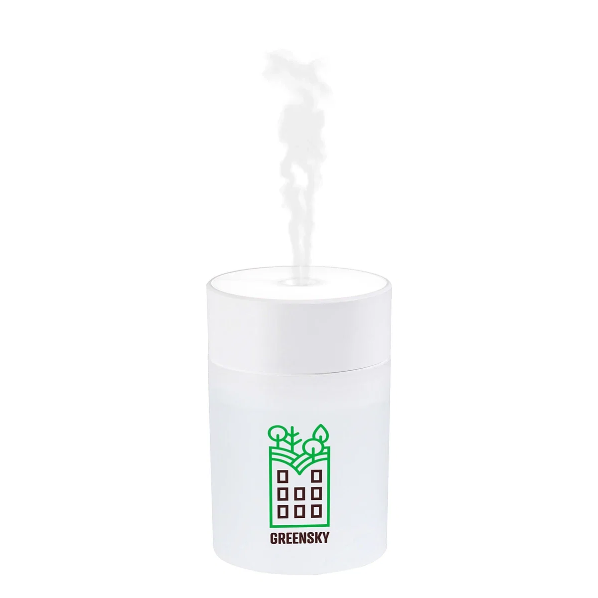 Side profile of the branded Swirl Portable Humidifier with Light