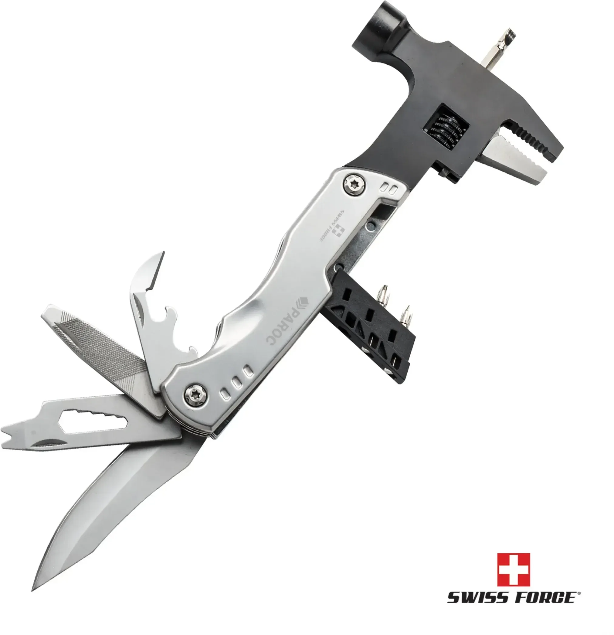 Swiss Force® Vagabond Multitool Hammer Wrench - Custom Logo — view 3