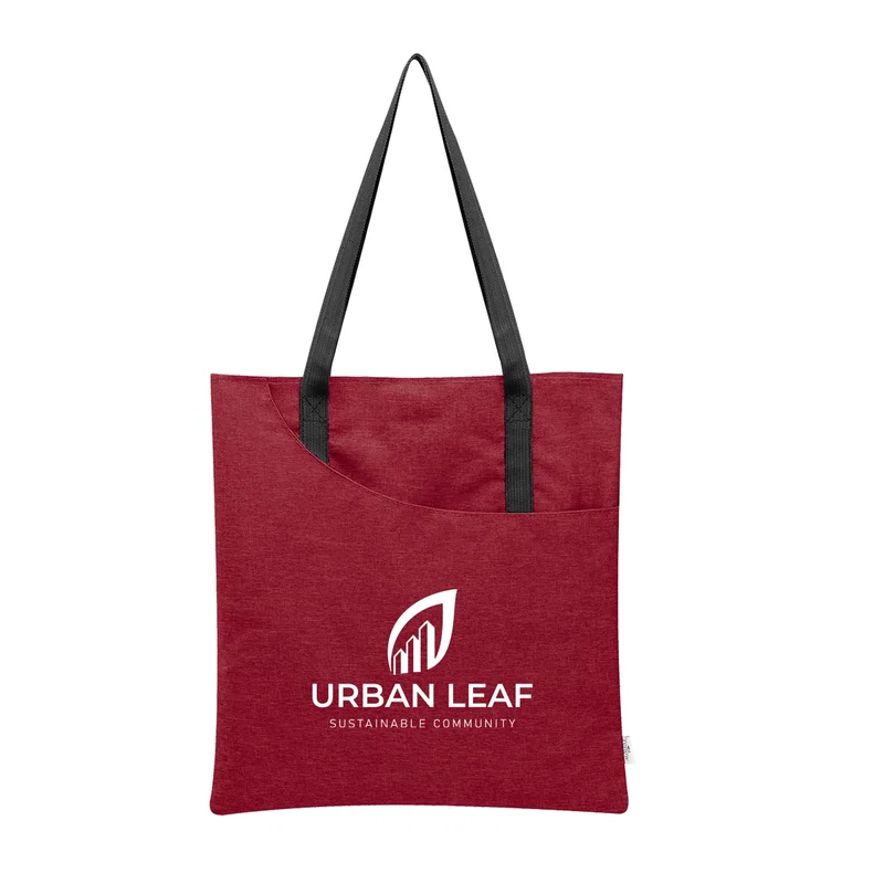 Swoop Heathered rPET Tote Bag — view 10