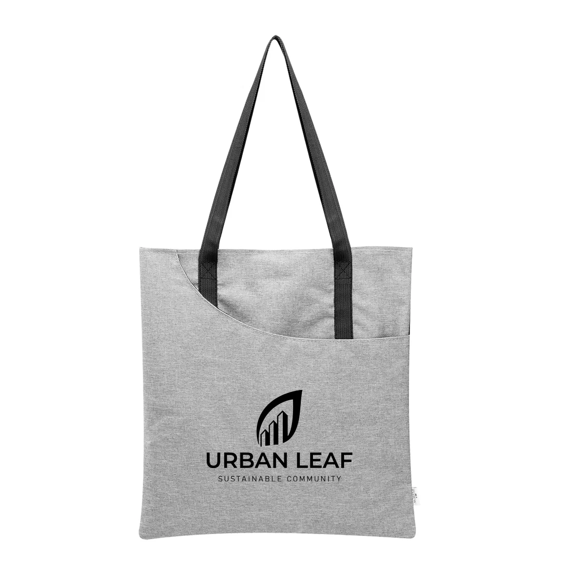 Swoop Heathered rPET Tote Bag — view 4