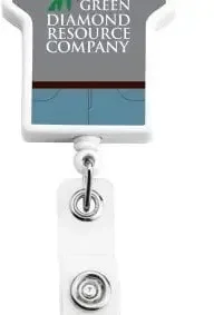 T-shirt Shape Retractable Id Badge Reel — view 10