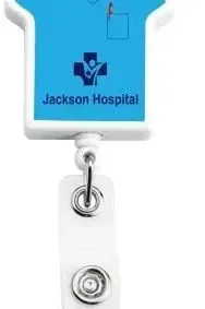 T-shirt Shape Retractable Id Badge Reel — view 13