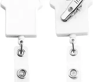 T-shirt Shape Retractable Id Badge Reel — view 2