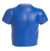 Custom Printed T-Shirt Stress Reliever in Blue