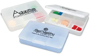 Tablet Tote Pill Box