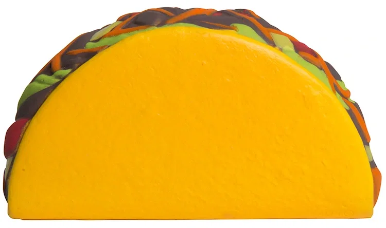 Imprinted Taco Stress Reliever — view 4