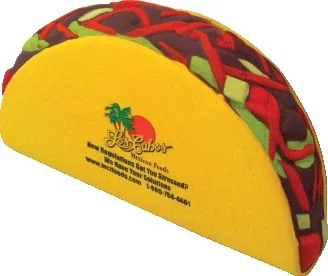 Imprinted Taco Stress Reliever — view 7