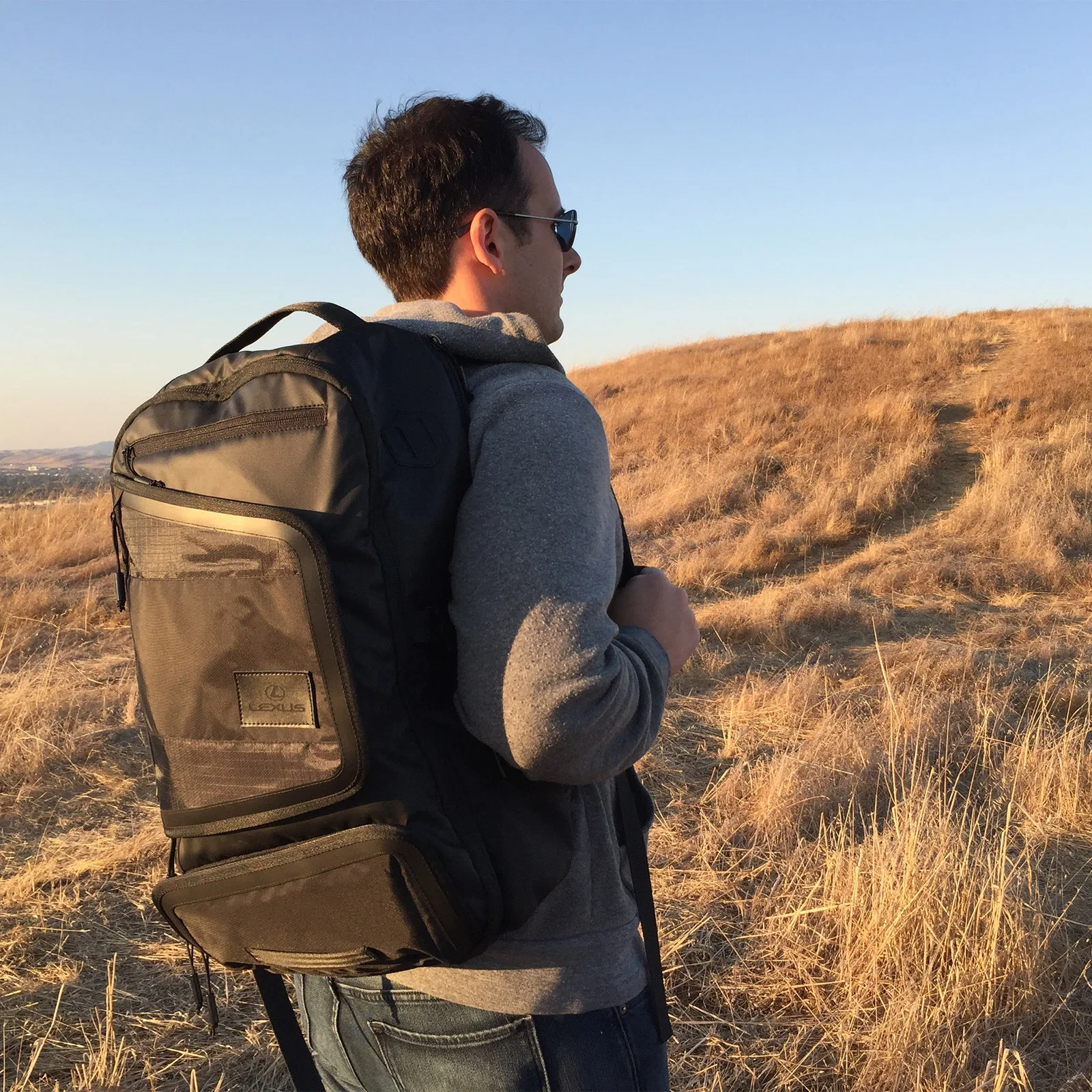 Tahoe Weekender Backpack being worn