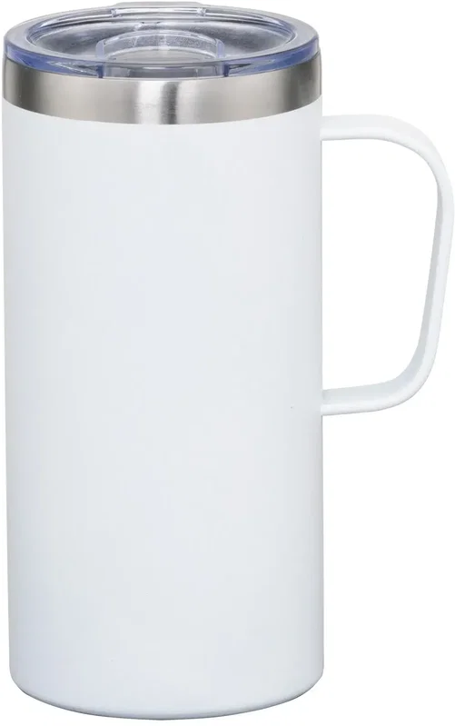 20oz Custom Stainless Steel Taiga Mug with Sliding Lid — view 10