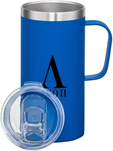 20oz Custom Stainless Steel Taiga Mug with Sliding Lid