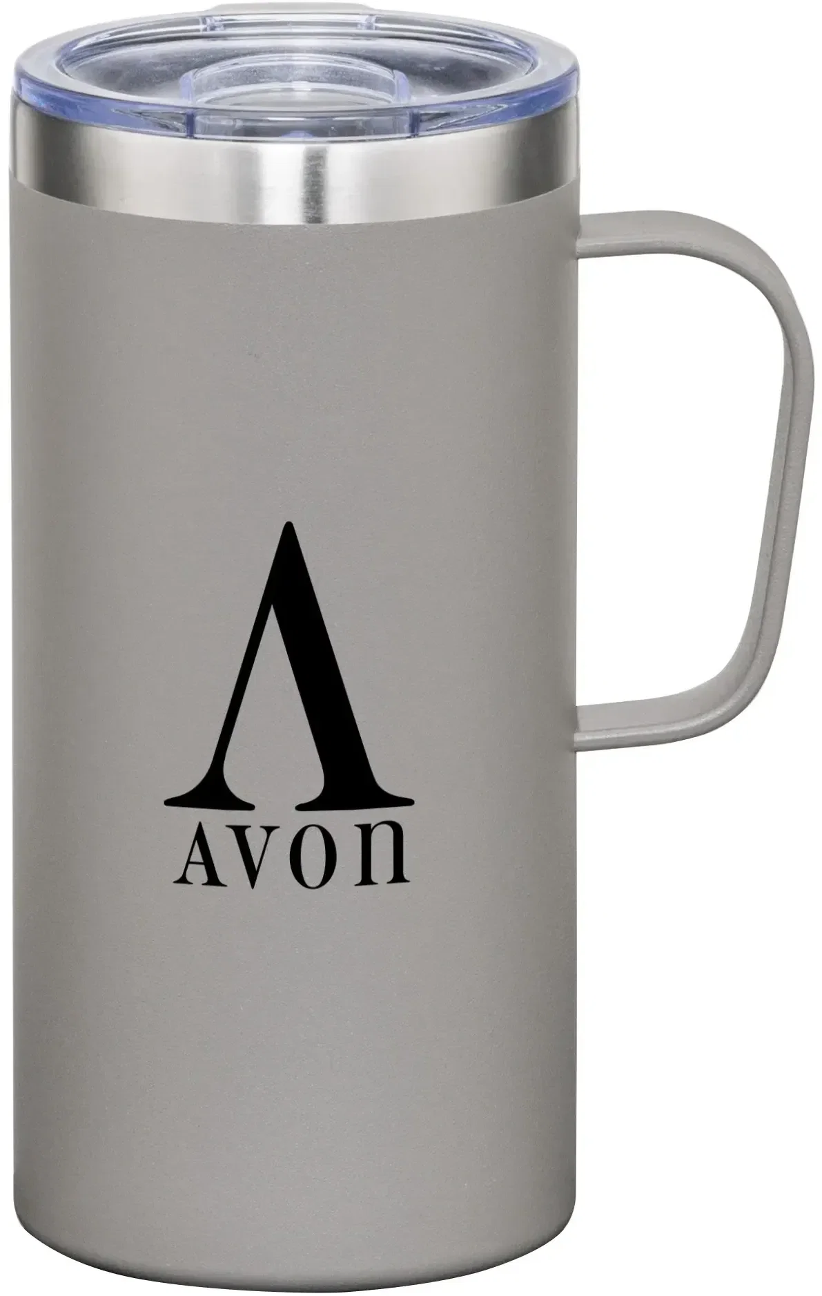 20oz Custom Stainless Steel Taiga Mug with Sliding Lid — view 3