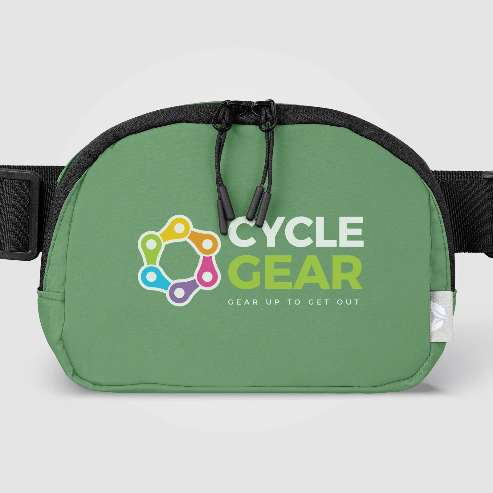 Taiga rPET Nylon Zippered Waist Bag — view 6