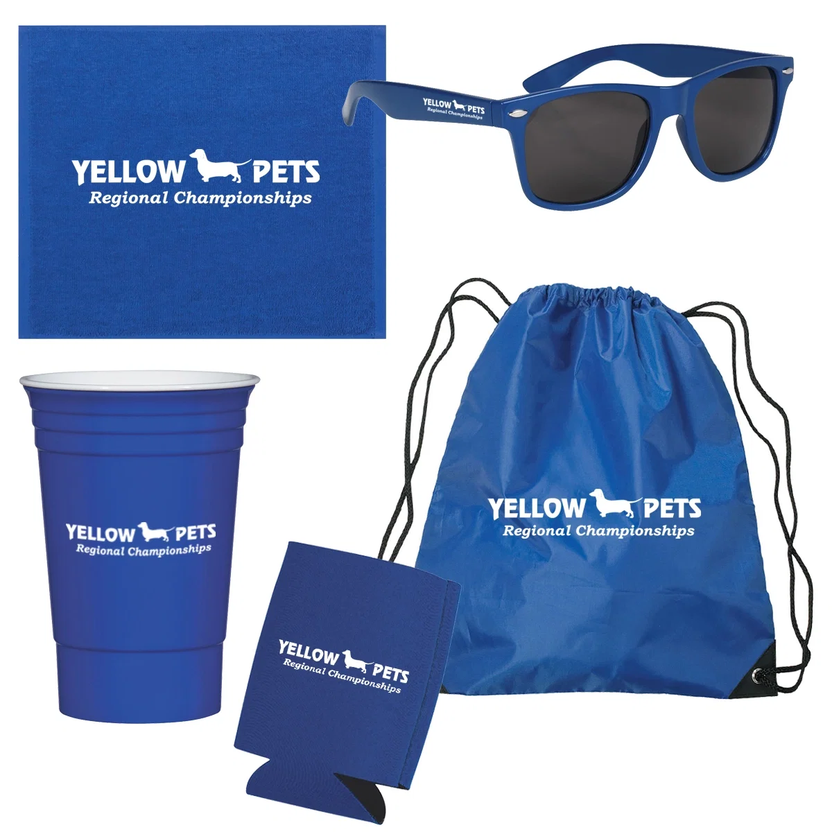 Tailgate kit shown with all pieces laid out together
