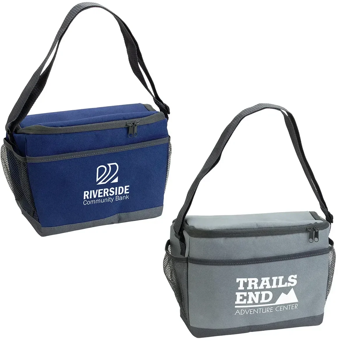Tailgater Insulated custom lunch tote front view, branded lunch bag for company picnics