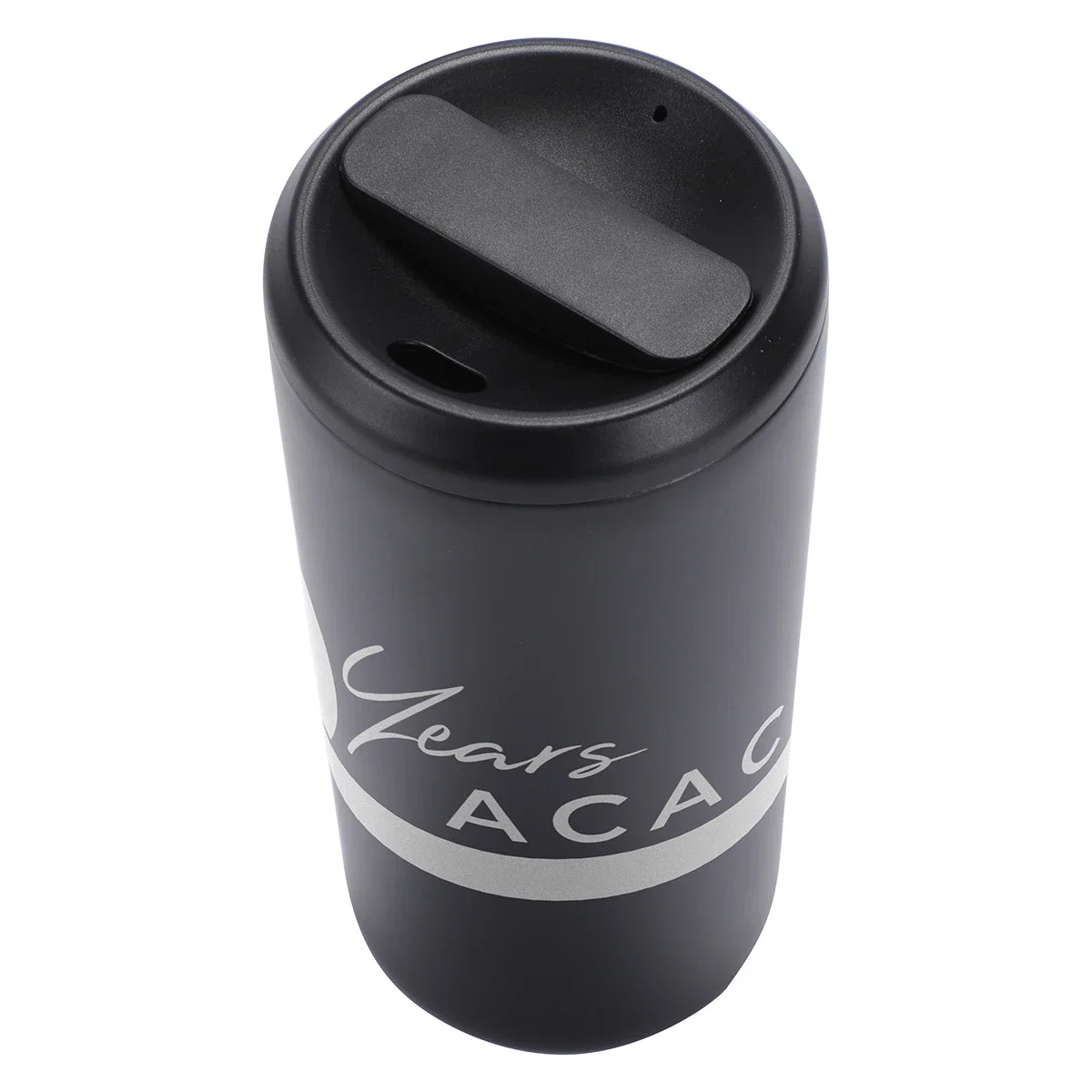 Top-down close-up of the Talia tumbler's flip lid