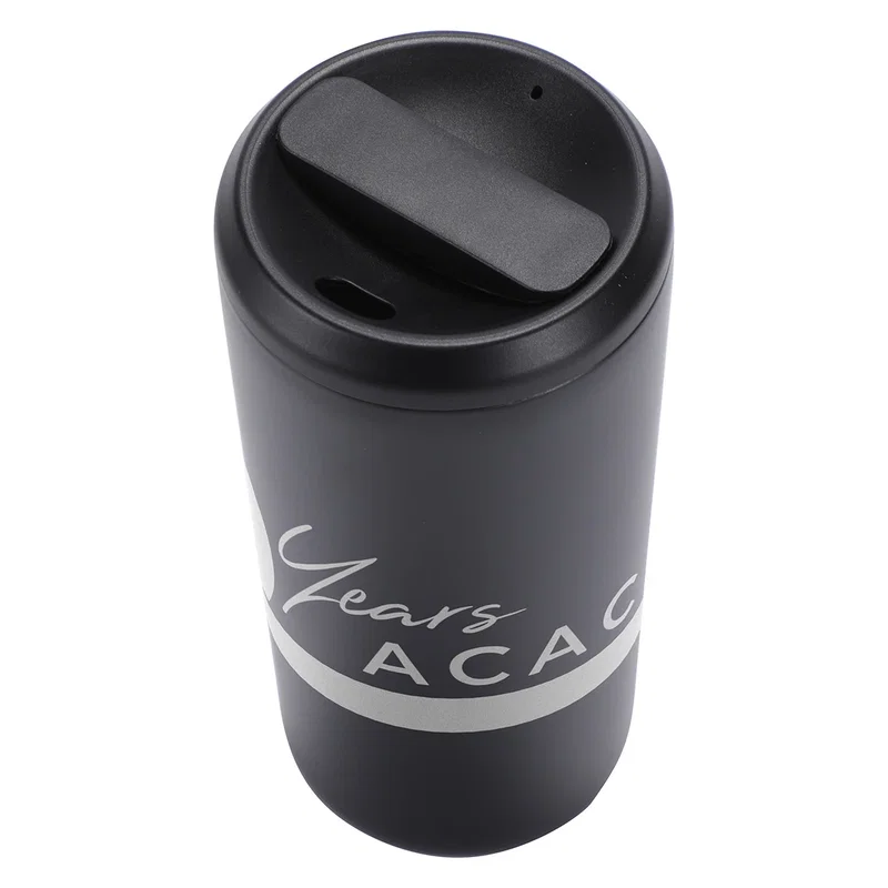 Top-down close-up of the Talia tumbler's flip lid