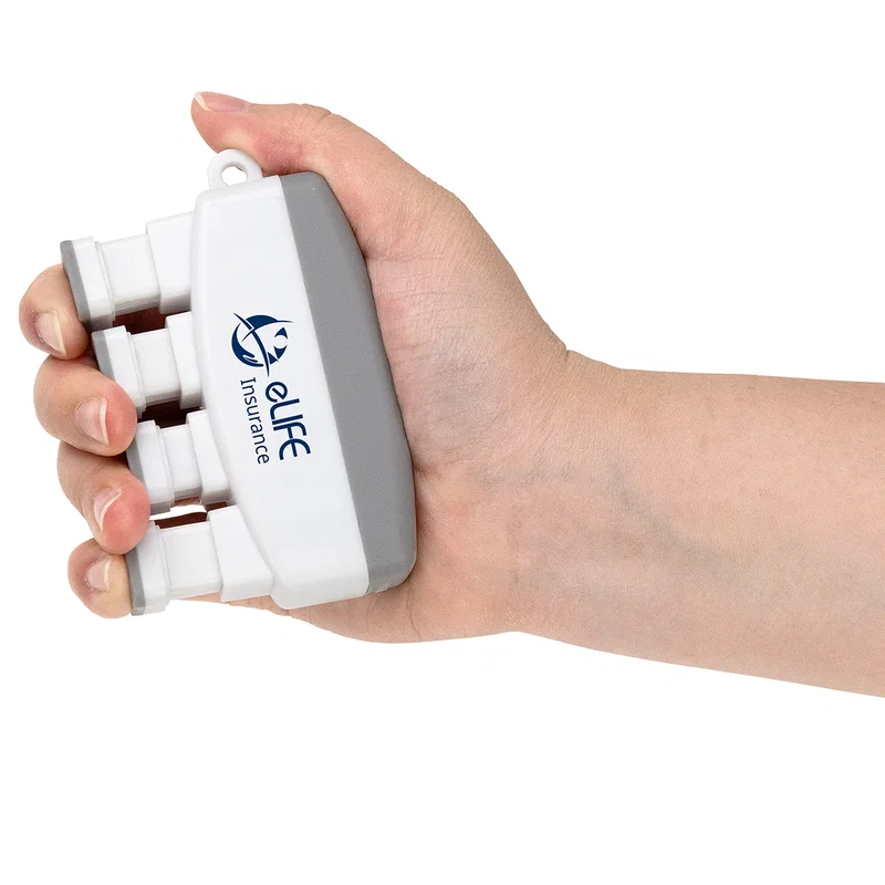 Promotional Talon Finger Exercisers, group shot of the color lineup