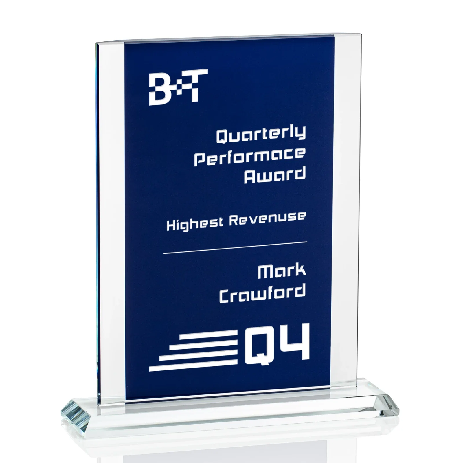 Blue Starfire Tameside Award — view 4