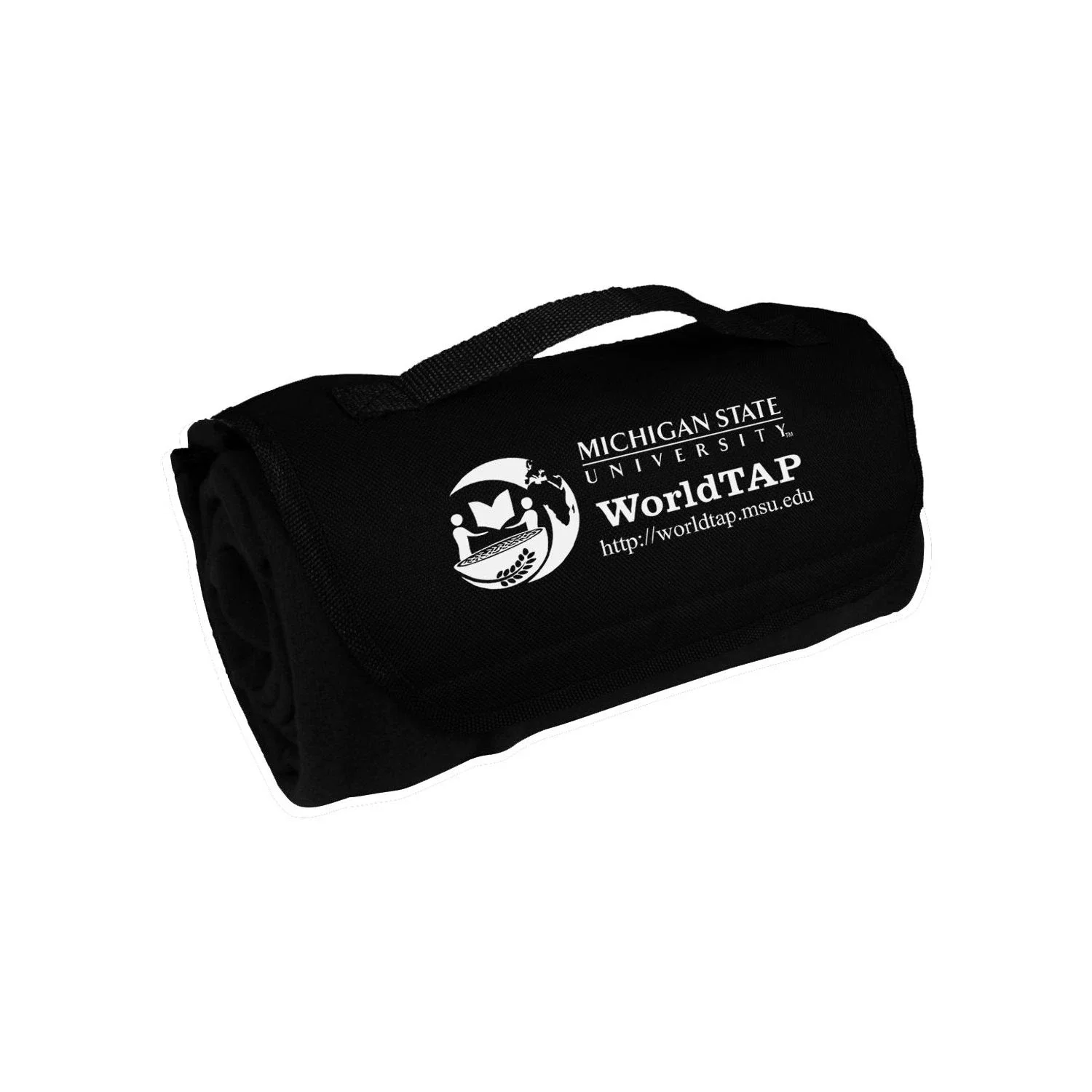 Custom Tanglewood Roll Up Blanket — Black — view 4