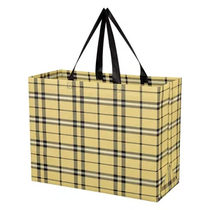 Tartan Laminated Non-Woven Shopper Bag