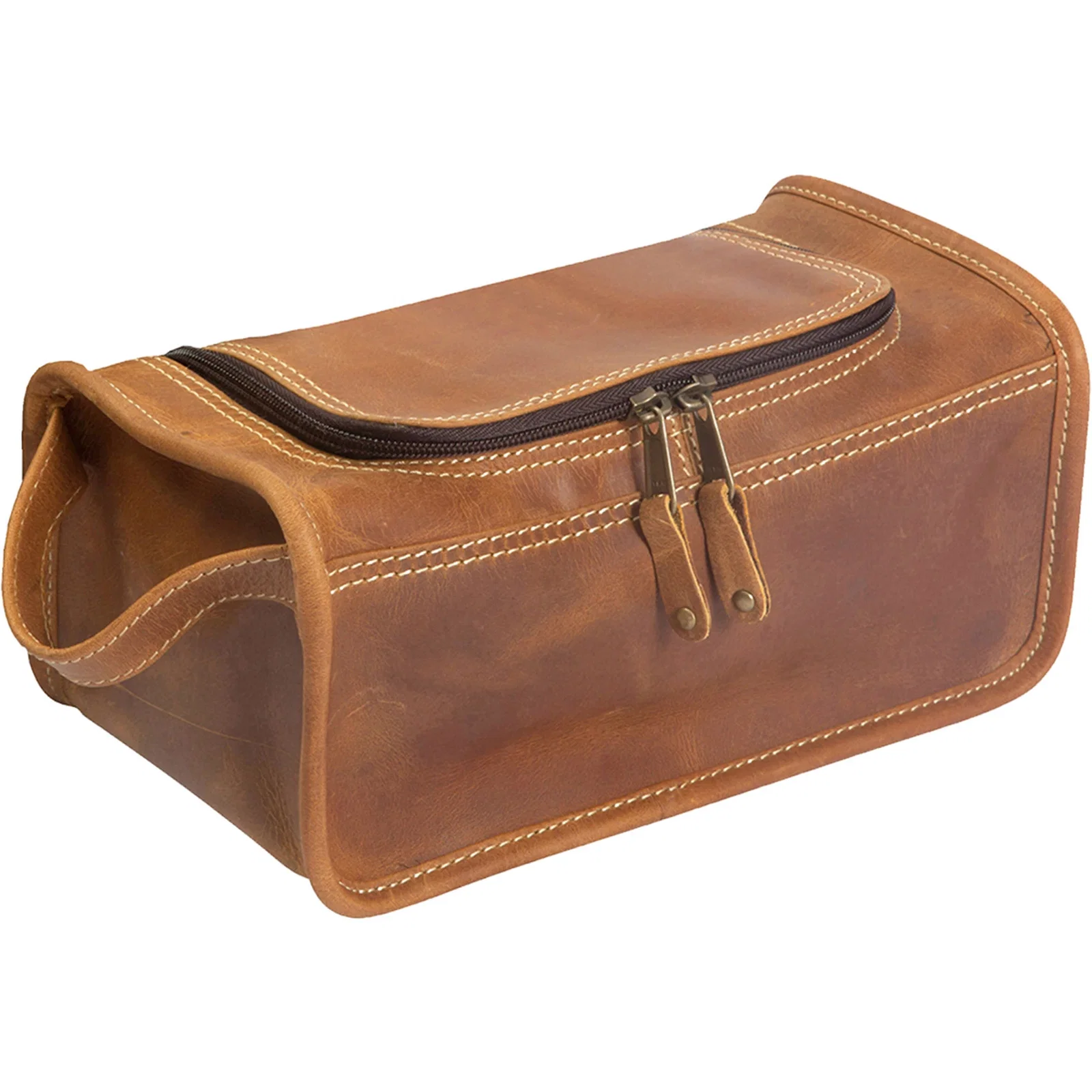 Taylor Falls Leather Travel Kit Bag — view 3