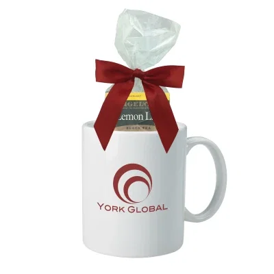 White tea taster mug viewed from the side with its handle