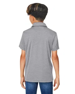Team 365 Youth Zone Sonic Heather Performance Polo