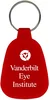 Custom Branded Tear Drop Key Ring in Red