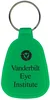 Custom Branded Tear Drop Key Ring in Green