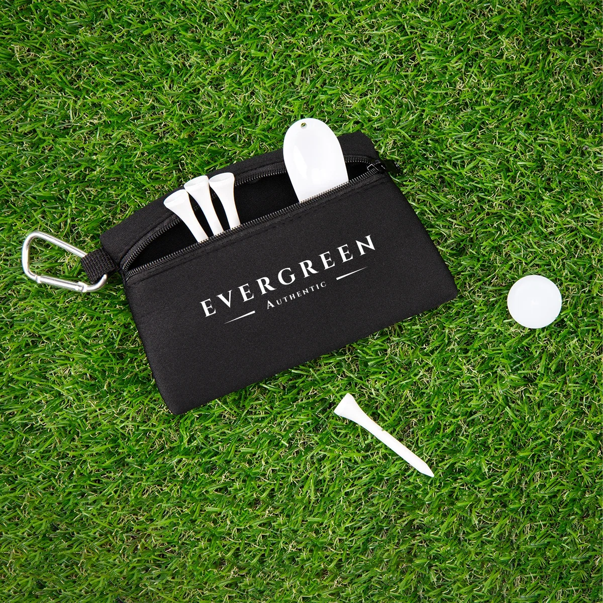 Compact enough to slip into a golf bag pocket