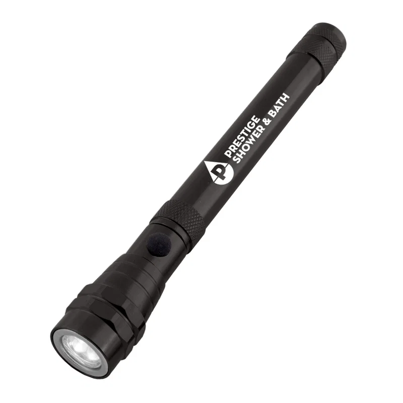 Telescopic Aluminum Flashlight With Magnet โ view 1