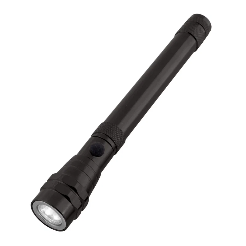 Telescopic Aluminum Flashlight With Magnet — view 4