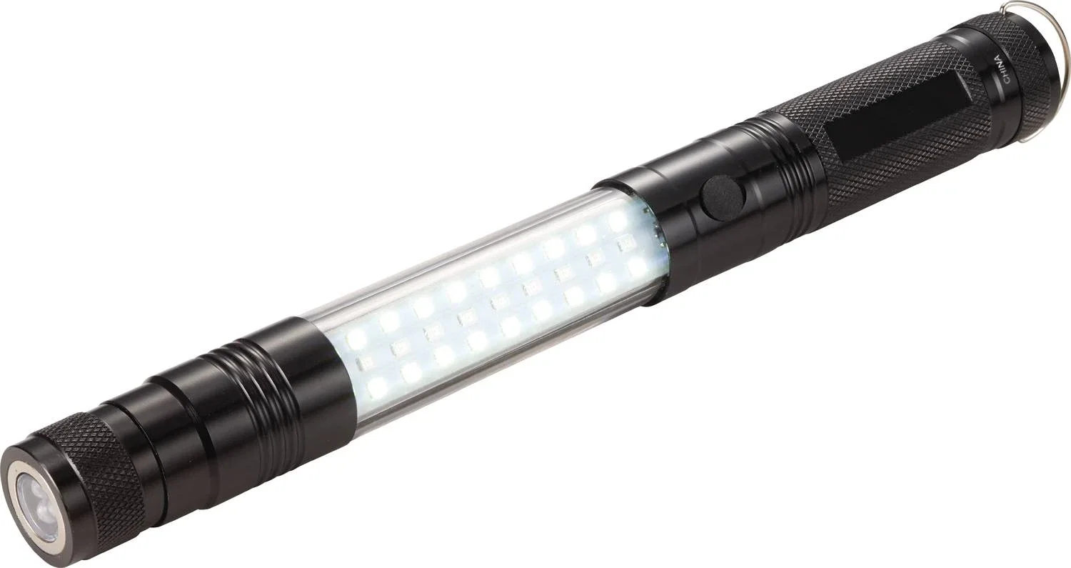 Personalized Telescopic Magnetic COB LED Flashlight with Sidelight — view 11