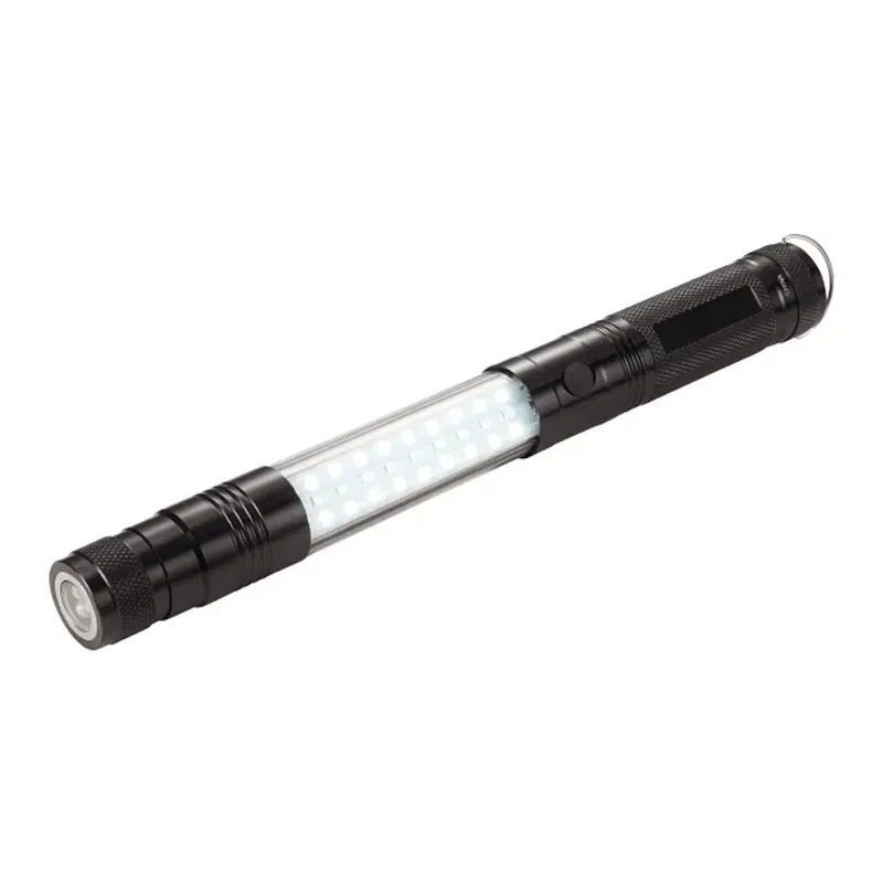 Personalized Telescopic Magnetic COB LED Flashlight with Sidelight — view 4