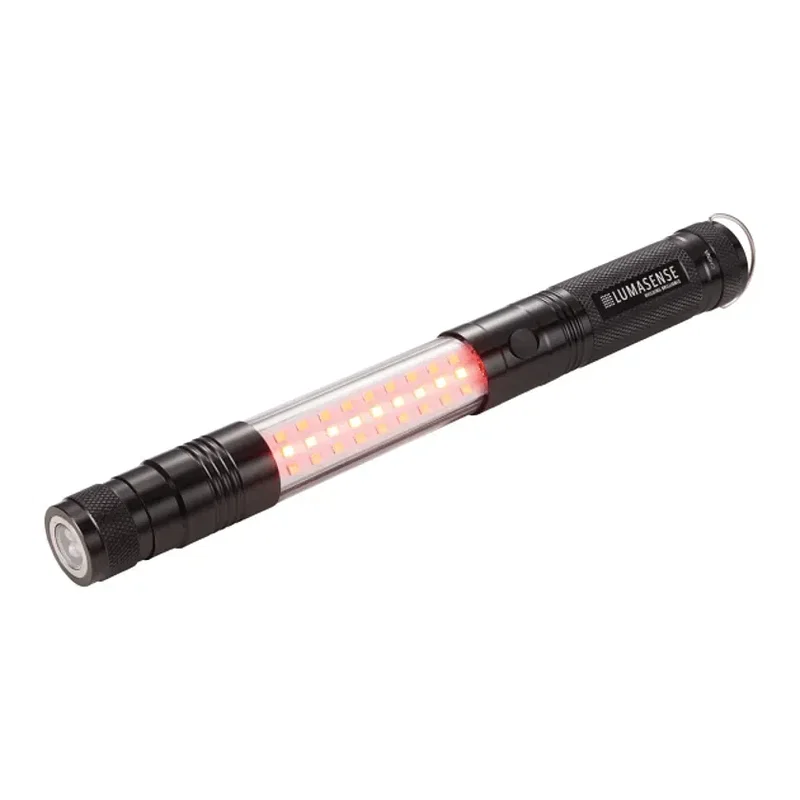 Personalized Telescopic Magnetic COB LED Flashlight with Sidelight — view 7