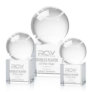 Optical Crystal Tennis Ball Award