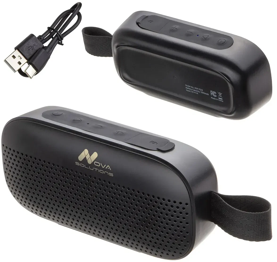 Tenor IPX5 Waterproof Wireless Speaker, a custom branded promotional Bluetooth speaker, front view