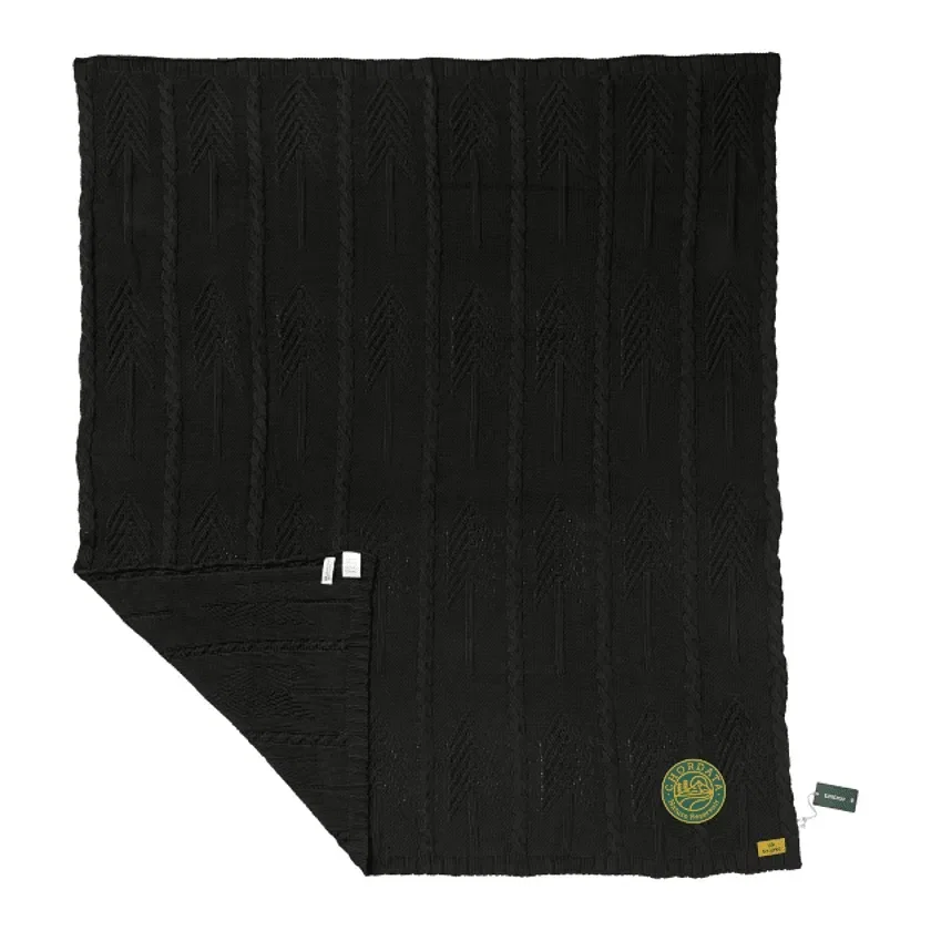 tentree Organic Cotton Cable Blanket — view 4