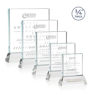 Starfire Crystal Award with Decoration on Base and Crystal