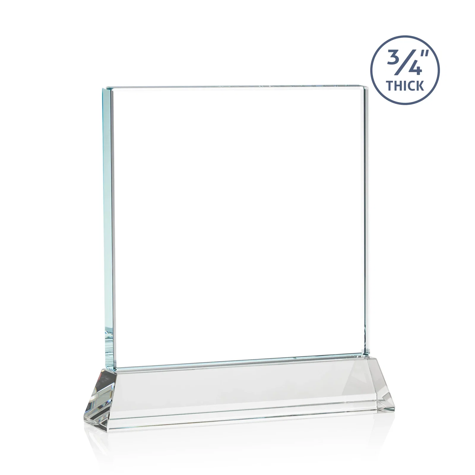 Promotional Starfire Crystal Award with Decoration on Base and Crystal, awards, with your logo for retirement presentations