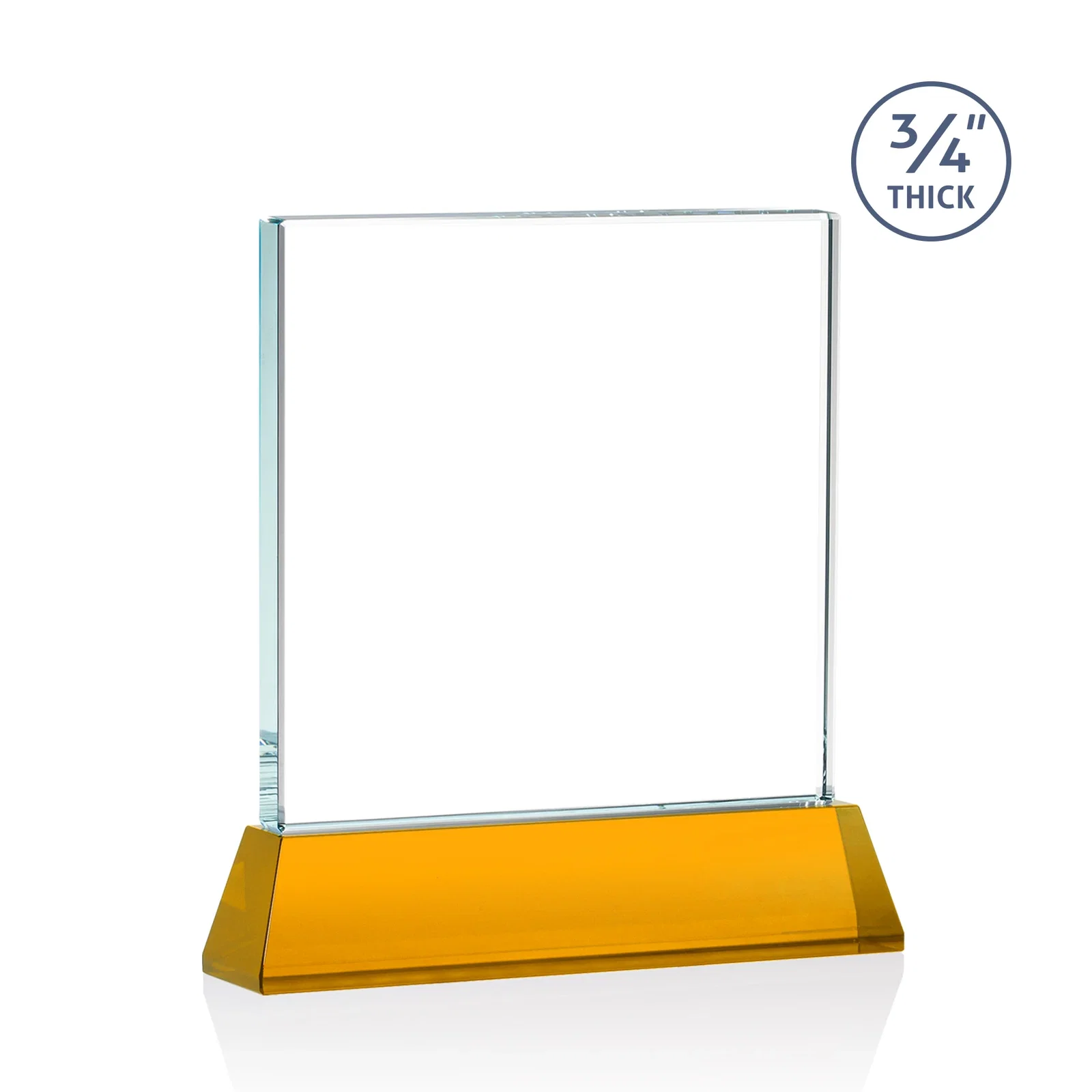 Promotional Starfire Crystal Award with Decoration on Base and Crystal, awards, with your logo for team milestone celebrations