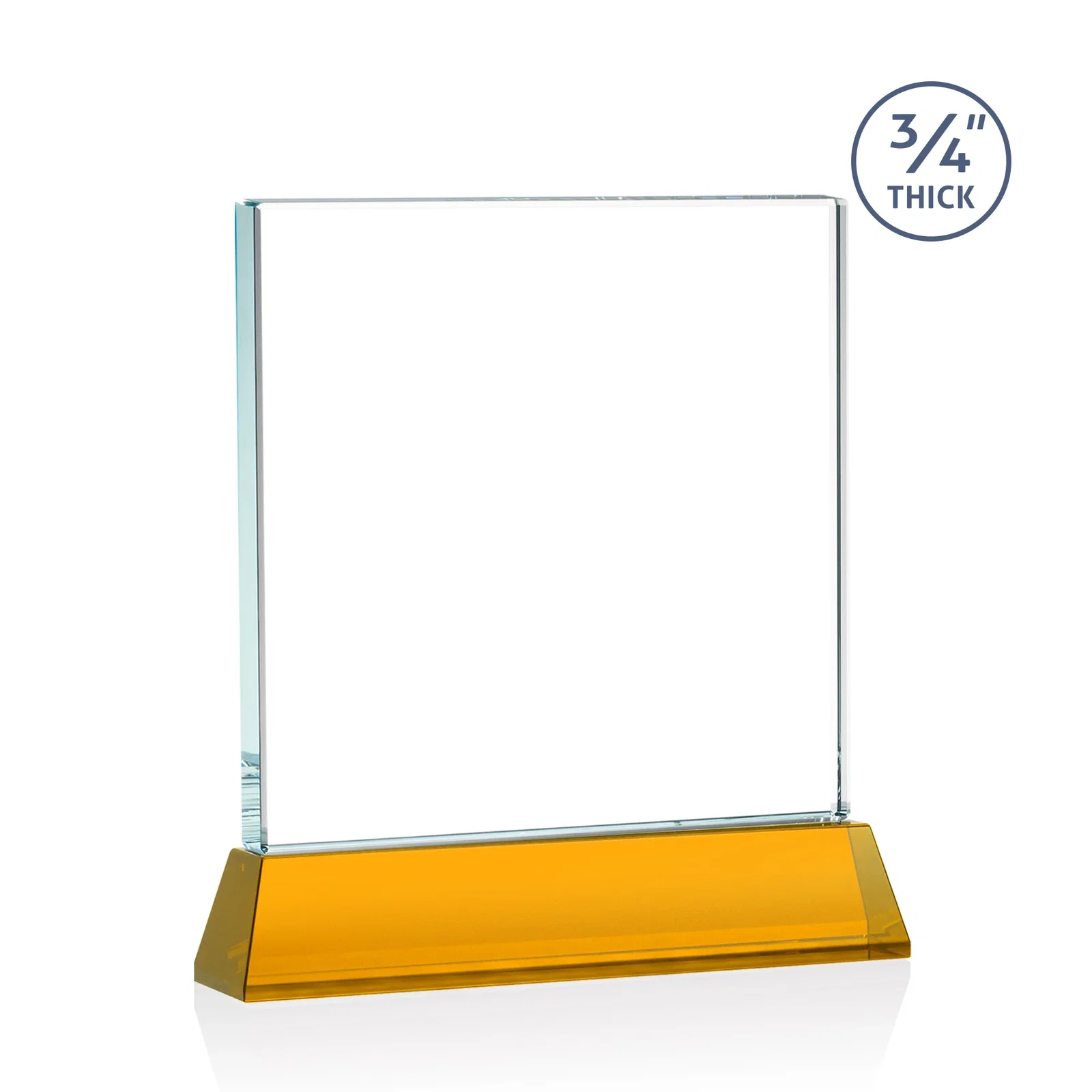 Promotional Starfire Crystal Award with Decoration on Base and Crystal, awards, with your logo for donor appreciation