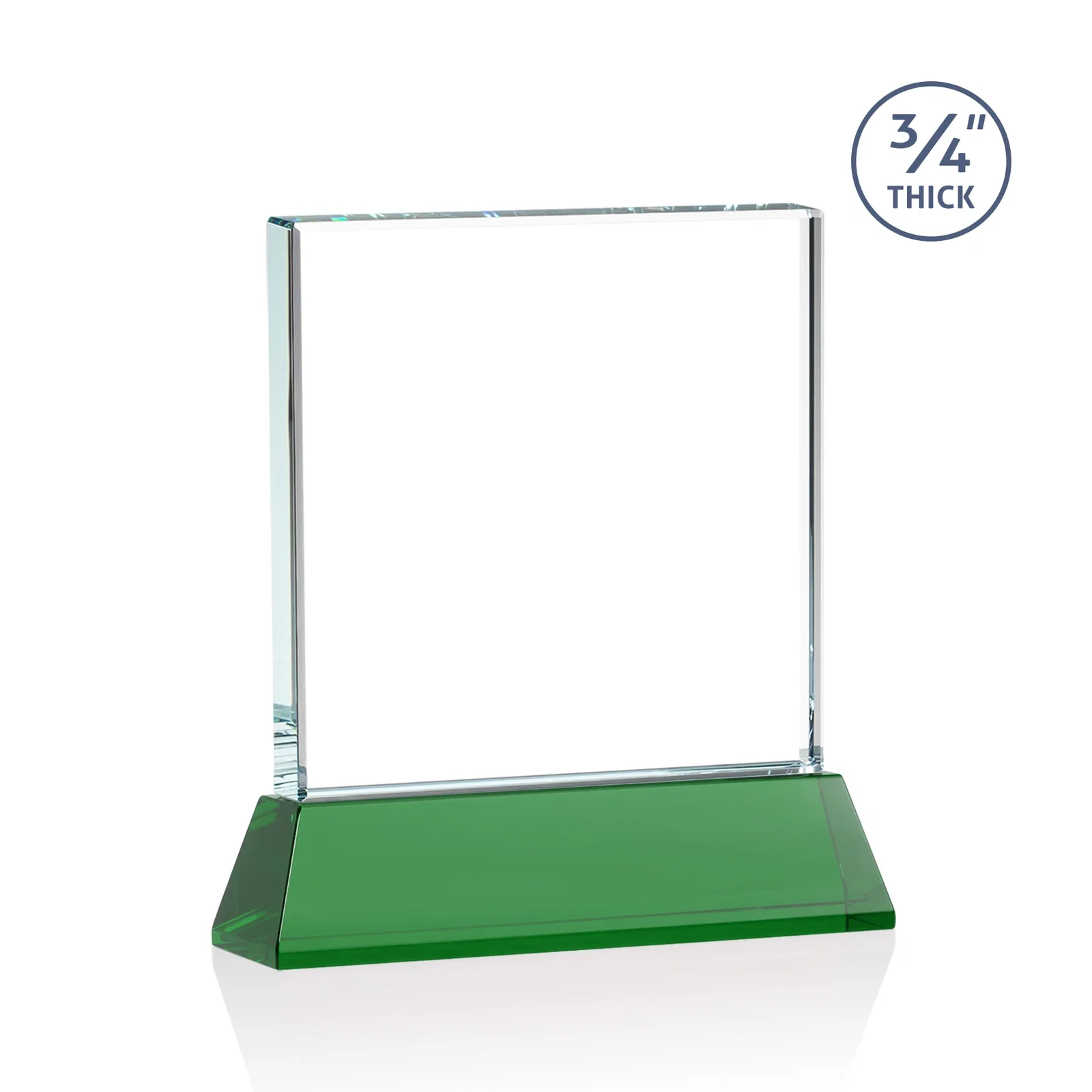 Promotional Starfire Crystal Award with Decoration on Base and Crystal, awards, with your logo for dealer and partner awards
