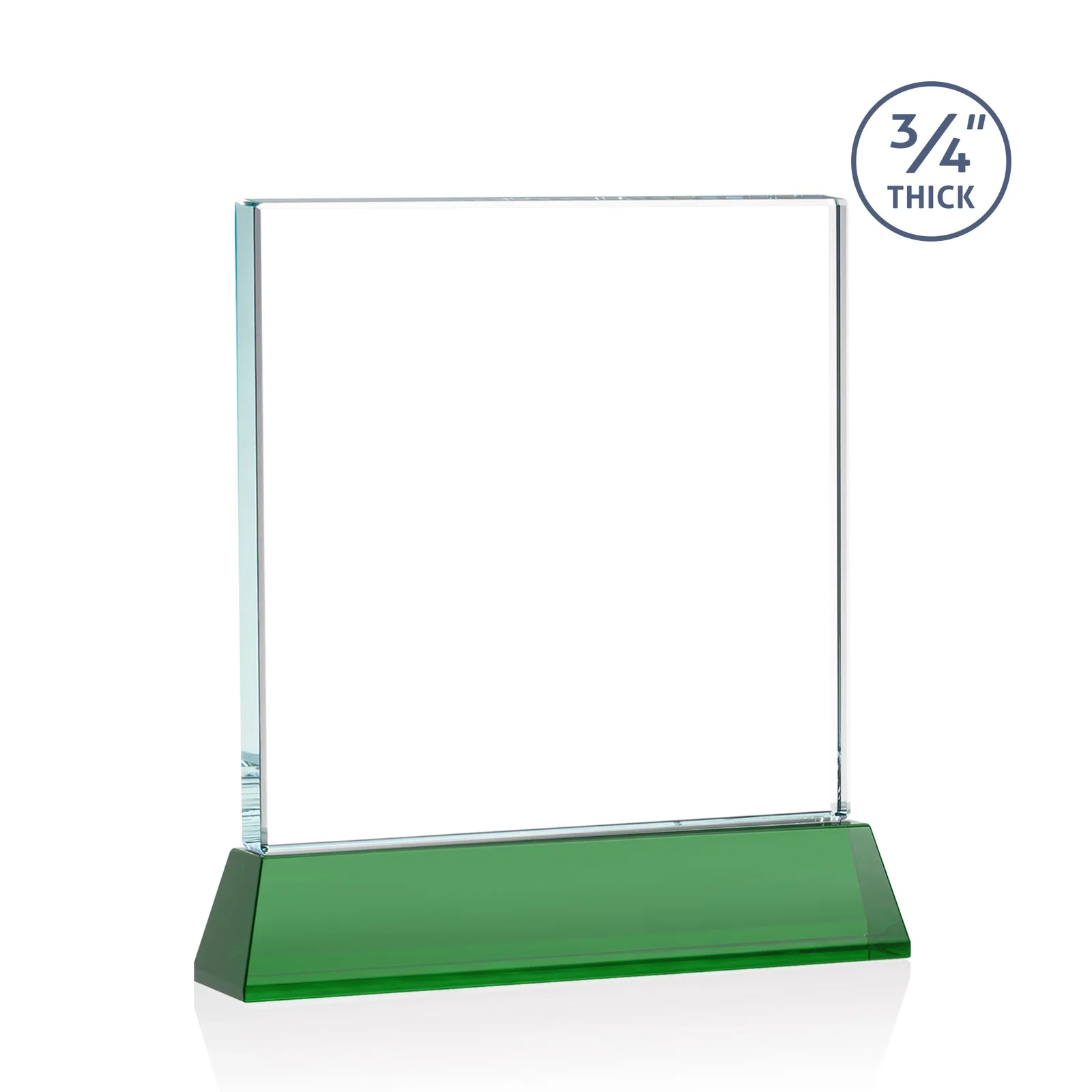 Branded Starfire Crystal Award with Decoration on Base and Crystal, awards, with your logo for employee recognition