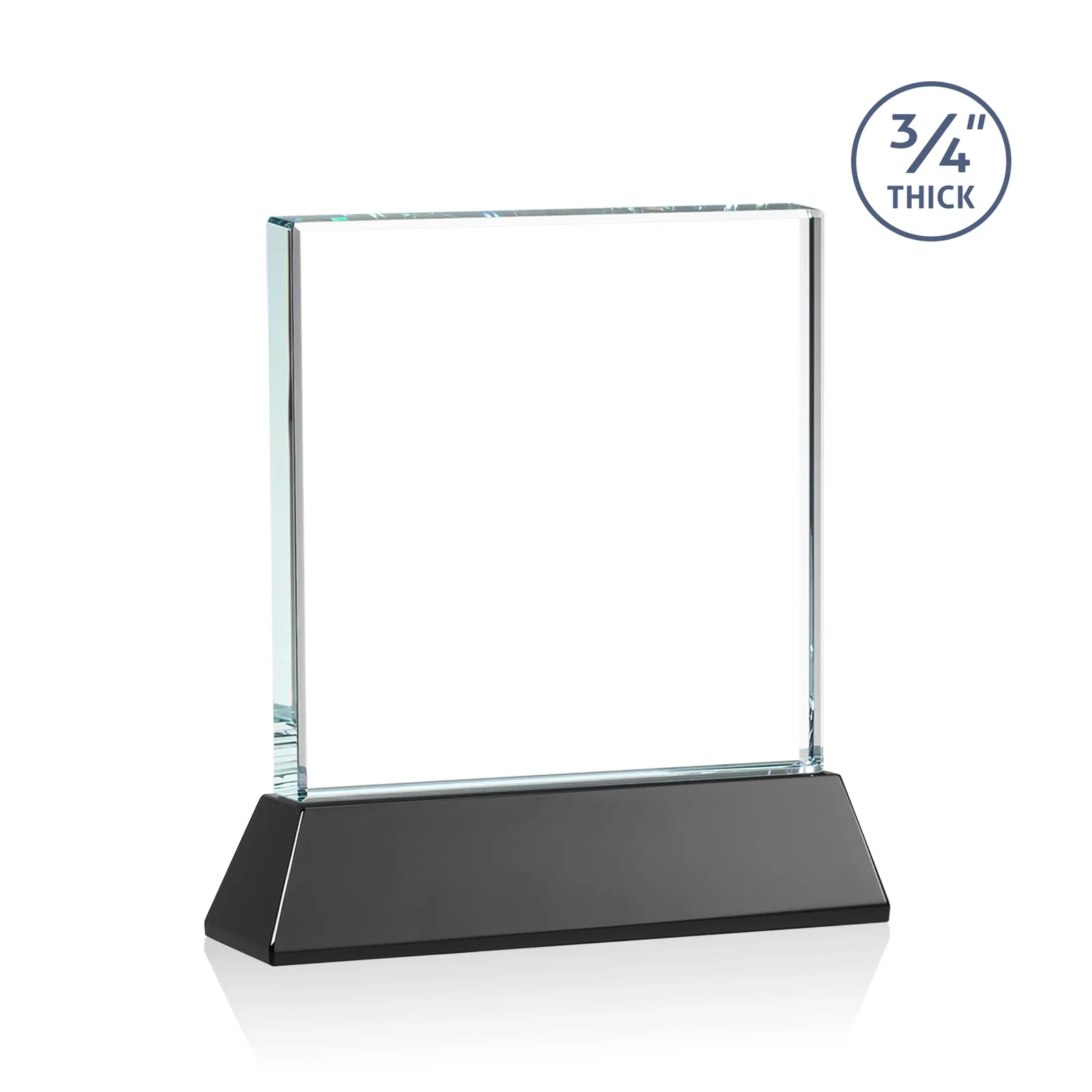 Branded Starfire Crystal Award with Decoration on Base and Crystal, awards, with your logo for sales achievement awards