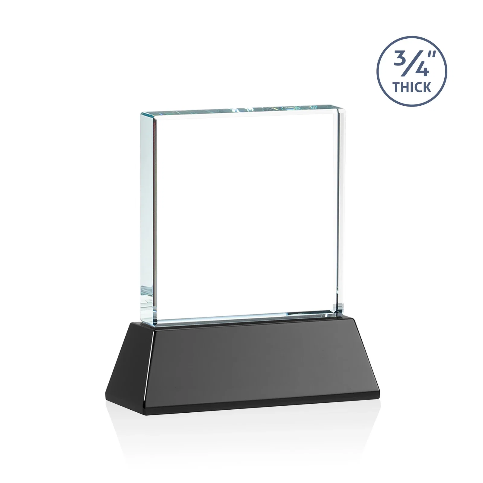Branded Starfire Crystal Award with Decoration on Base and Crystal, awards, with your logo for donor appreciation