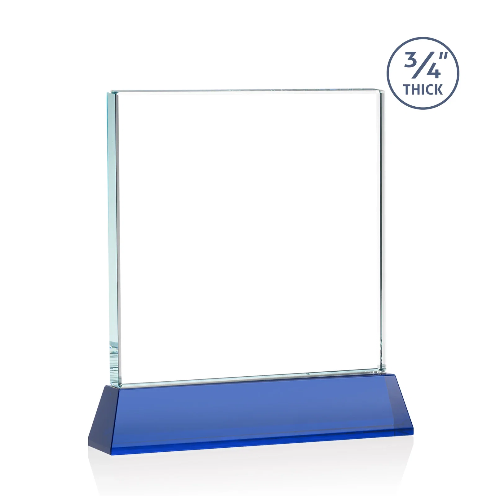 Branded Starfire Crystal Award with Decoration on Base and Crystal, awards, with your logo for volunteer appreciation
