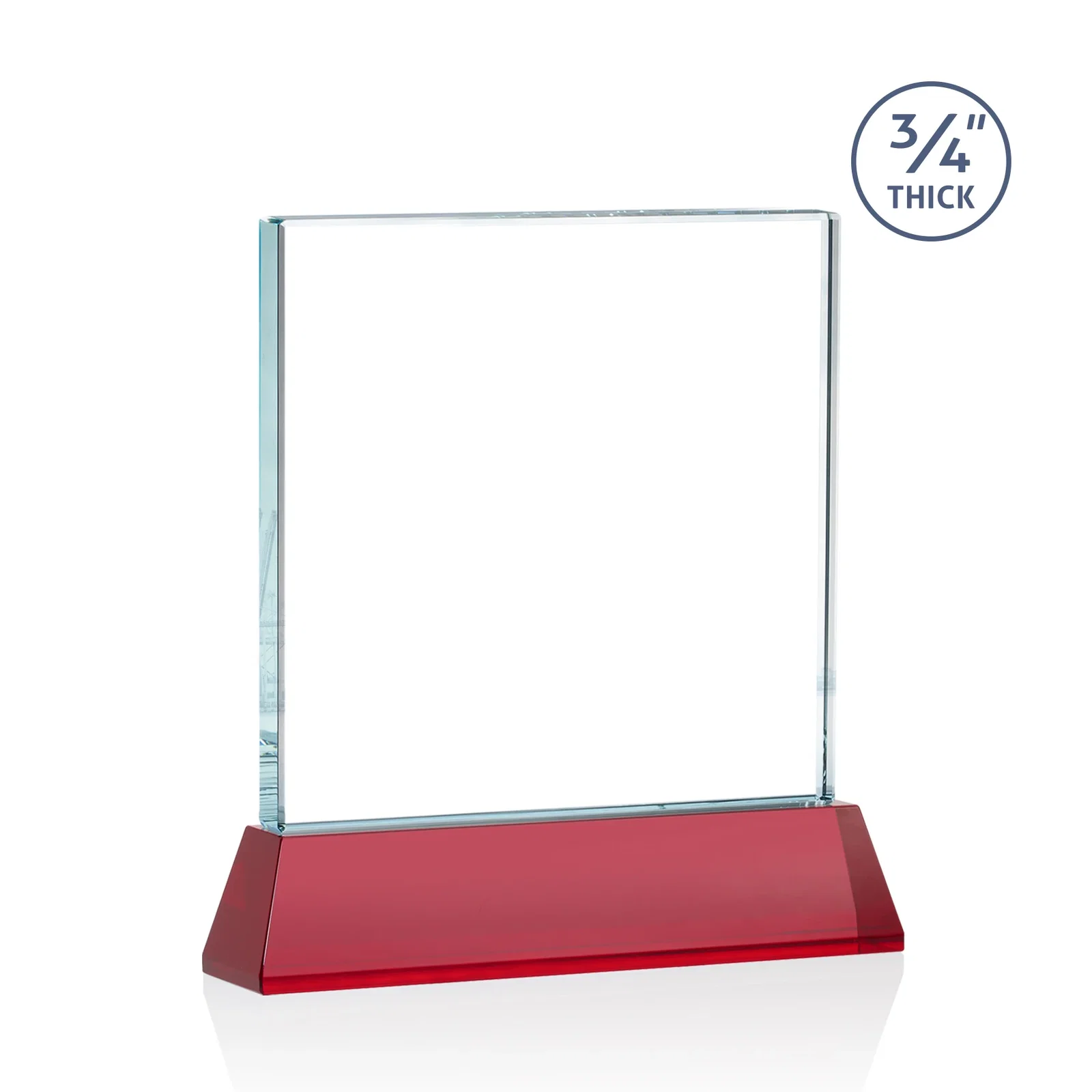 Custom printed Starfire Crystal Award with Decoration on Base and Crystal, awards, with your logo for employee recognition
