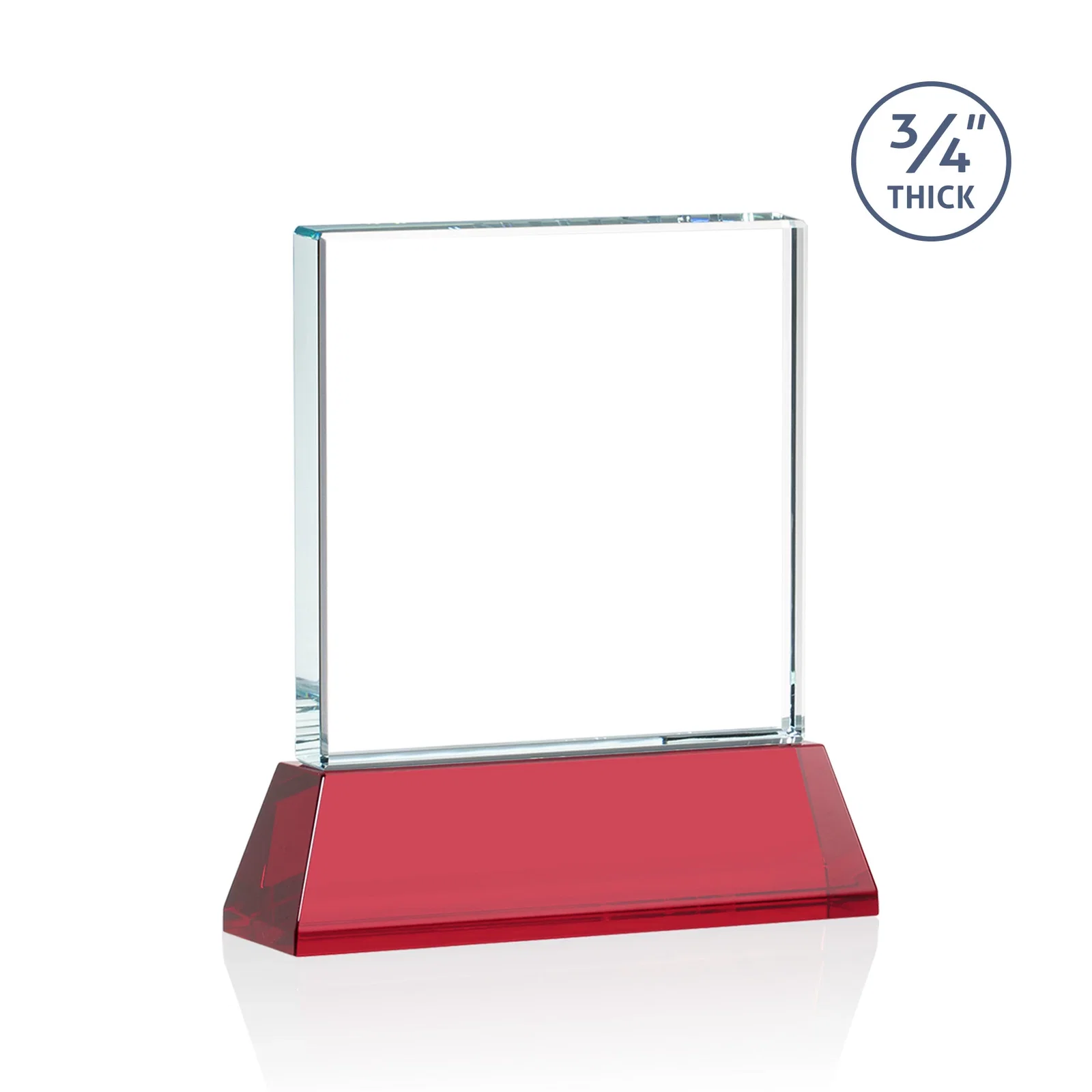 Custom printed Starfire Crystal Award with Decoration on Base and Crystal, awards, with your logo for sales achievement awards